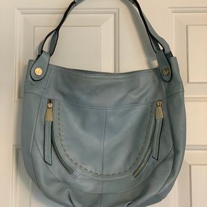 B Makowsky leather hobo
